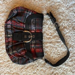 Coach plaid small purse